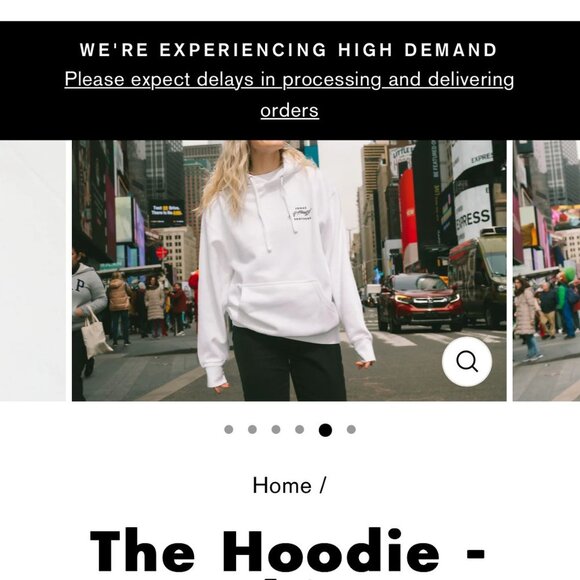 Jonas Brothers Women's White Hoodie Pullover Sweater  NWOT‎ - Picture 10 of 10